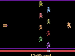Bachelorette Party/Burning Desire title screen for Atari 2600